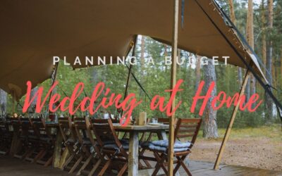 How to have an at home wedding on a budget.